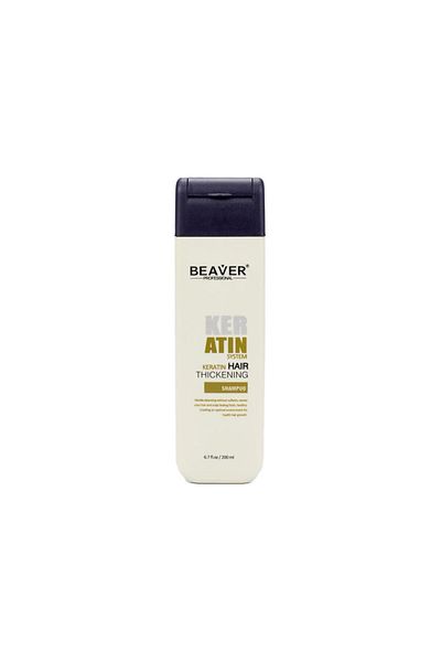 Beaver Shampoo with keratin for hair density 200ml