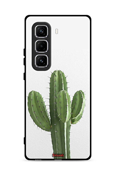 Tolwak غطاء حماية لهاتف Infinix Hot 50 Pro 4G بنقشة نبات الصبار