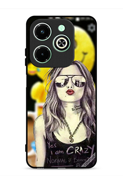 Covernex غطاء حماية لهاتف Infinix Hot 40i 4G نعم أنا مجنون، العادي ممل