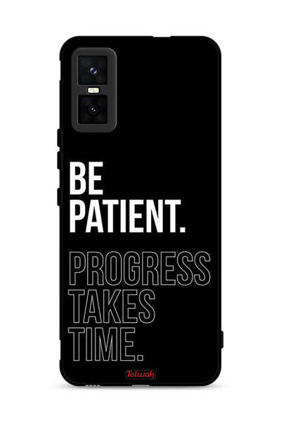 Tolwak غطاء حماية لهاتف Infinix GT 30 Pro - كن صبورًا، فالتقدم يستغرق وقتًا