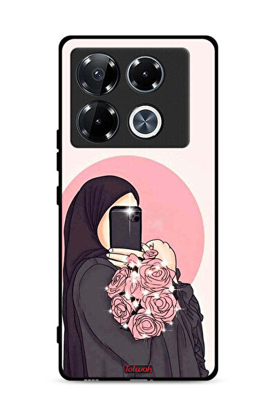 Tolwak غطاء حماية لهاتف Infinix Note 40 Pro Plus 5G، فن التقاط صور سيلفي مع ح...