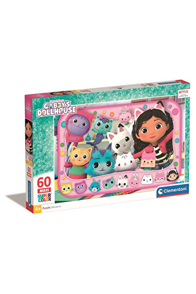 Gabby's Dollhouse Εισαγωγή Μεγάλο παζλ Clementoni με 60 κομμάτια
