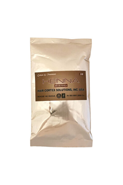 Istraight Vopsea de tratament cu henna, maro închis, 100 g