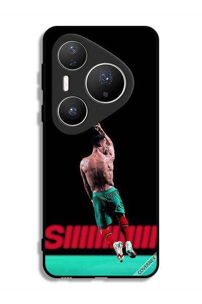 Covernex غطاء حماية لهاتف هواوي بيورا 80 برو بلس رونالدو في الهواء