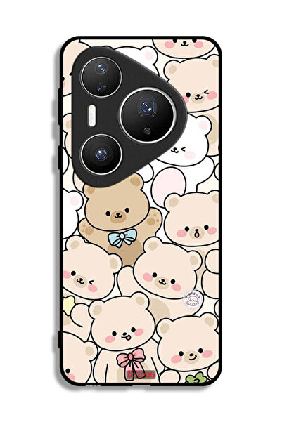 Tolwak غطاء حماية لهاتف هواوي بيورا 80 برو بلس بنقشة الدببة