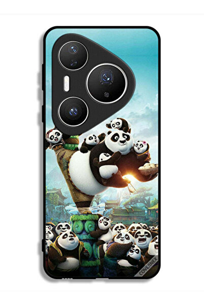 Covernex Huawei Pura 80 Pro Protective Case Cover Panda & Babies