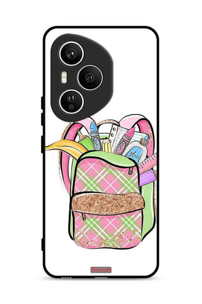 Tolwak غطاء حماية لهاتف Honor 400 Pro بتصميم حقيبة فتاة وحيد القرن