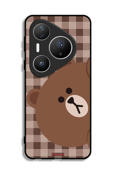 Tolwak غطاء حماية لهاتف هواوي بيورا 80 برو بتصميم دب تيدي