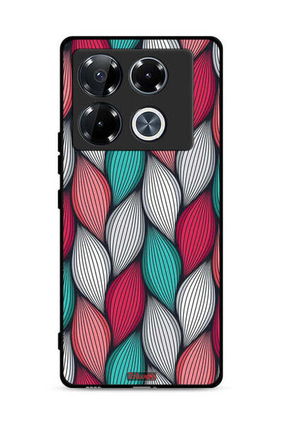 Tolwak غطاء حماية لهاتف Infinix Note 40 Pro Plus 5G بنقشة ريش