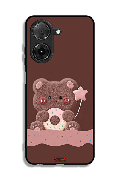 Tolwak غطاء حماية Xiaomi Redmi A5 4G بطبعة دب الدونات