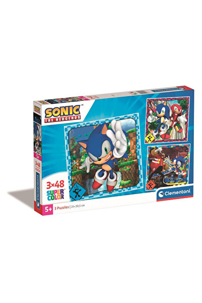 Sonic Ariciul Doctor Eggman Puzzle Clementoni 3x48 piese