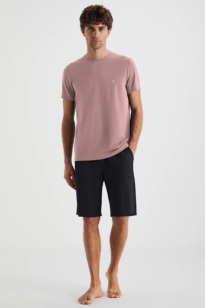 First Touch First Touch Soft Textured Modal Cotton Fabric Men's Shorts Suit