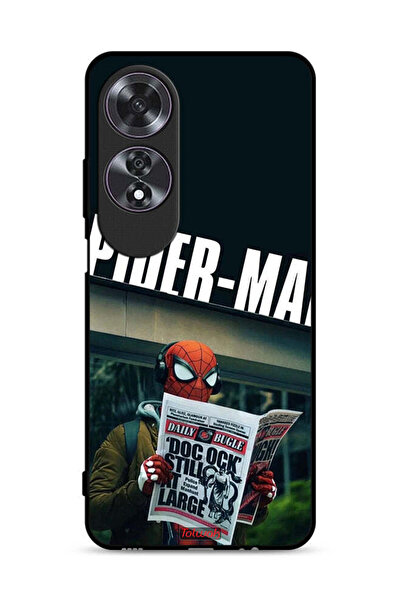 Tolwak غطاء حماية Oppo A60 سبايدرمان يقرأ صحيفة