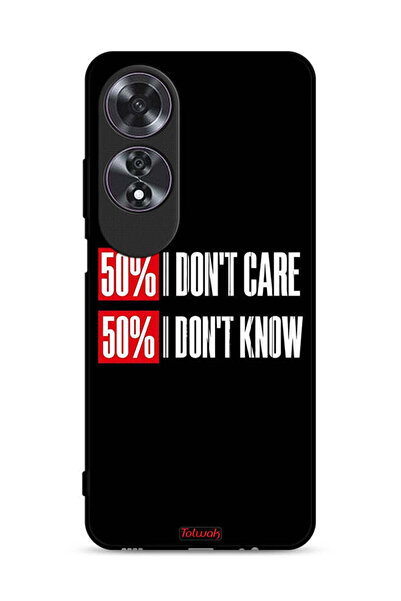 Tolwak غطاء حماية لهاتف Oppo A60 لا يهمني