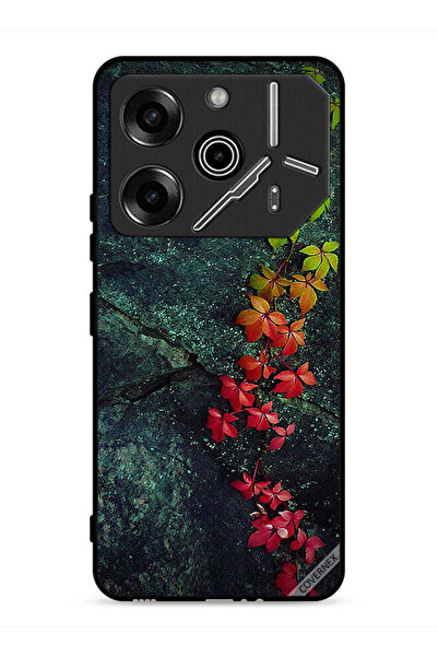 Covernex غطاء حماية لهاتف تكنو بوفا 6 برو 5G بأوراق جميلة