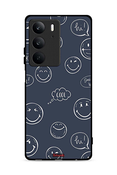 Tolwak غطاء حماية لهاتف Realme C75 4G بعلامات Cool Faces