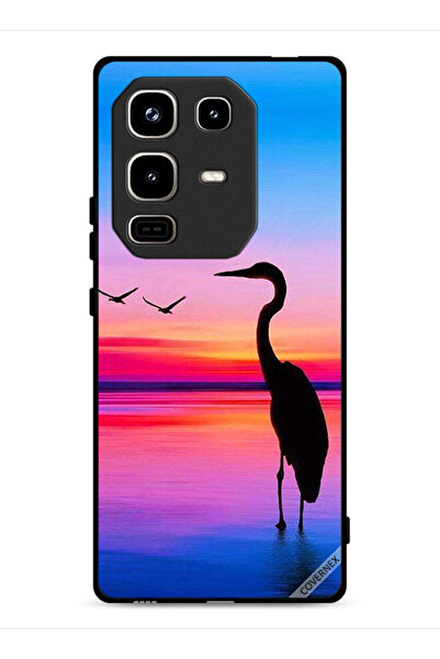 Covernex غطاء حماية لهاتف Infinix Note 50 Pro 4G بطبعة شوكة وطيور