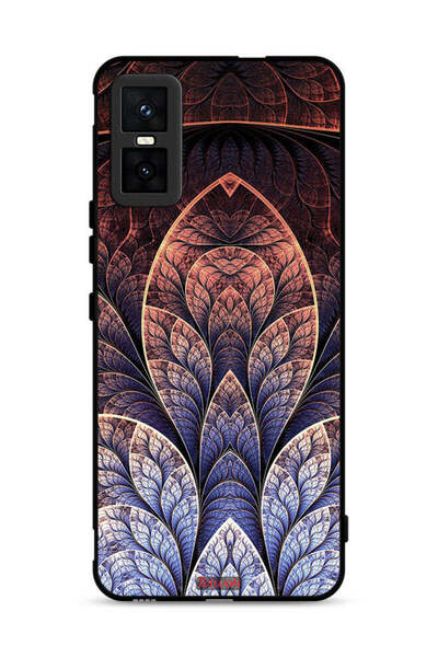 Tolwak غطاء حماية لهاتف Infinix GT 30 Pro بتصميم زهور فركتال تجريدية