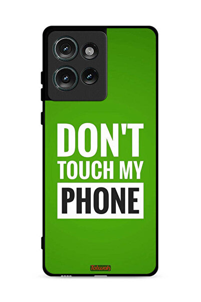 Tolwak غطاء حماية لهاتف موتورولا إيدج 50 - لا تلمس هاتفي