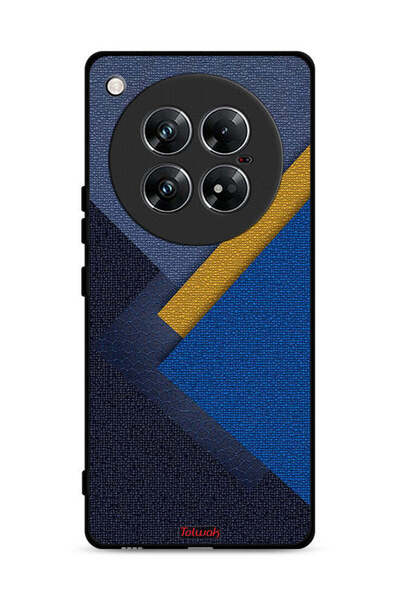 Tolwak غطاء حماية لهاتف Infinix Zero 40 بنقشة مثلثات جلدية