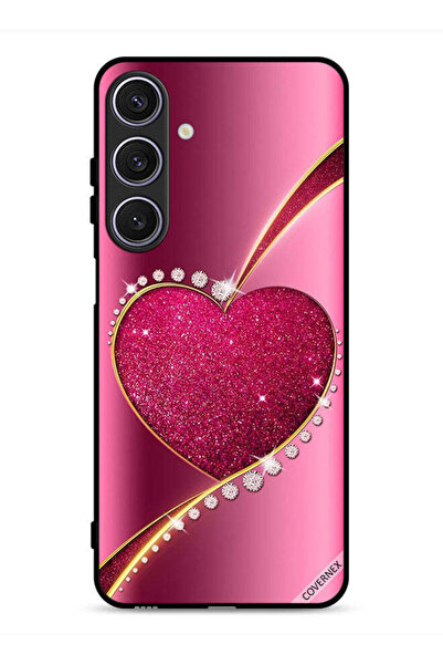 Covernex Samsung Galaxy A26 Protective Case Cover Diamond Glitter Heart