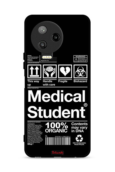 Tolwak غطاء حماية لهاتف Infinix Note 12 Pro 4G، ملصق طالب الطب