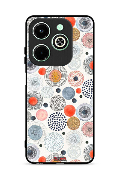 Tolwak غطاء حماية لهاتف Infinix Hot 40i 4G بنقشة زهور قطنية