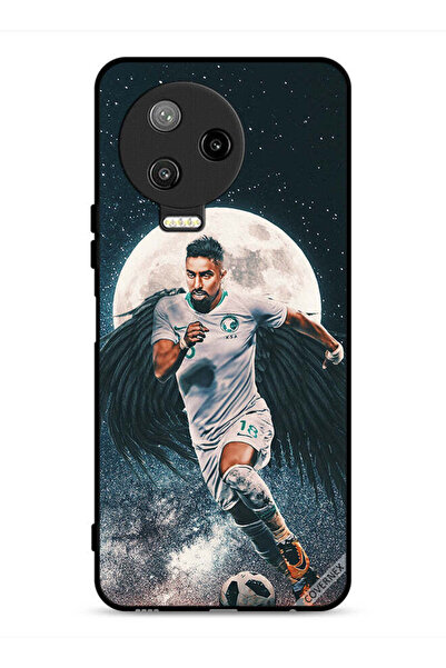 Covernex غطاء حماية لهاتف إنفينيكس نوت 12 برو 4G، سالم الدوسري يحمل كرة قدم