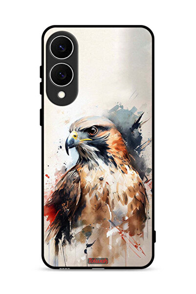 Tolwak غطاء حماية لهاتف Samsung Galaxy S25 Edge بتصميم فن النسر التجريدي