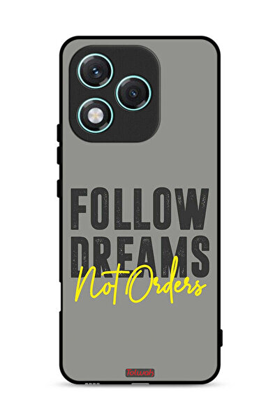 Tolwak غطاء حماية لهاتف Honor 400 Lite - اتبع الأحلام وليس الأوامر