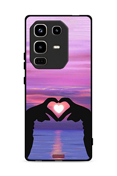 Tolwak غطاء حماية لهاتف Infinix Note 50 Pro 4G بتصميم قلب وقمر