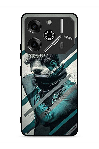 Covernex غطاء حماية لهاتف تكنو بوفا 6 برو 5G، وجه ميسي المختبئ