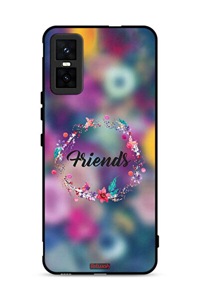 Tolwak غطاء حماية لهاتف Infinix GT 30 Pro برسومات خاتم "أصدقاء الزهور"