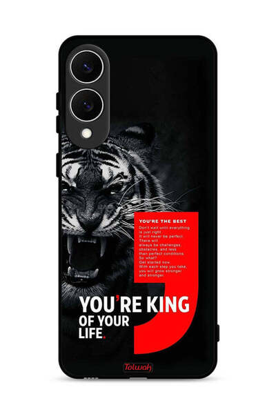 Tolwak Samsung Galaxy S25 Edge Protective Case Cover You Are King Of Your Life