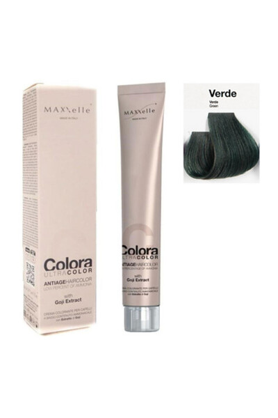 Maxxelle Pigment Corector Verde Vopsea Colora cu extract de Goji 100 ML