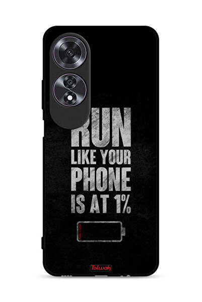 Tolwak غطاء حماية لهاتف Oppo A60، اركض كما لو أن هاتفك يعمل بنسبة 1%
