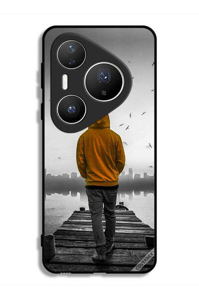 Covernex غطاء حماية هواوي بيورا 80 برو بلس - فتى حزين يمشي