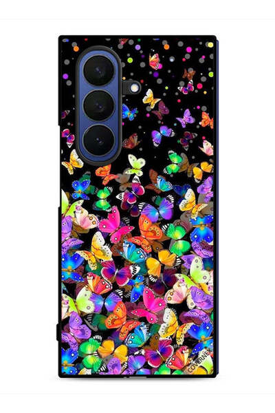 Covernex غطاء حماية لهاتف Samsung Galaxy Z Fold7 بنقشة فراشات صغيرة