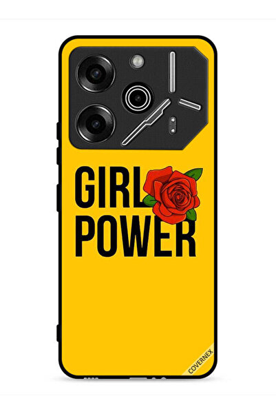 Covernex غطاء حماية لهاتف تكنو بوفا 6 برو 5G بتصميم فتاة القوة