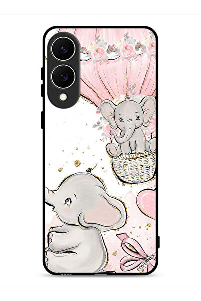 Covernex غطاء حماية لهاتف سامسونج جالاكسي إس 25 إيدج برسومات فيلة صغيرة