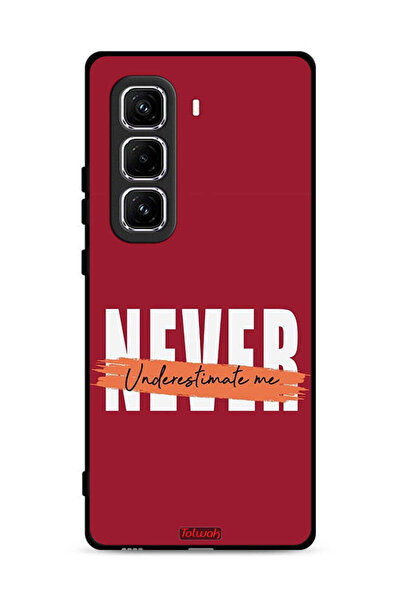 Tolwak Infinix Hot 50 Pro 4G Protective Case Cover Never Underestimate Me