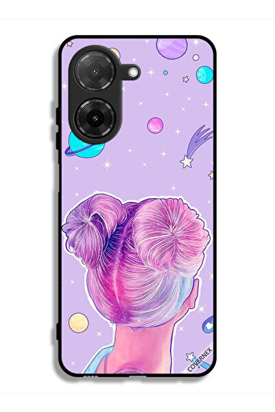 Covernex غطاء حماية لهاتف شاومي ريدمي A5 4G برسومات فتاة ونجوم الفضاء