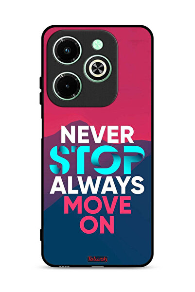 Tolwak غطاء حماية لهاتف Infinix Hot 40i 4G، لا تتوقف أبدًا، تحرك دائمًا