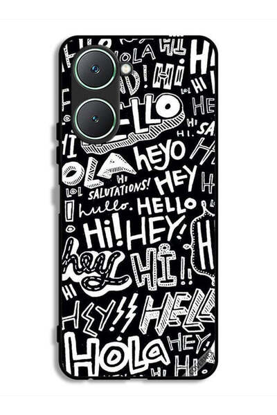 Covernex غطاء حماية لهاتف Vivo Y18i 4G Hi Hello Tags