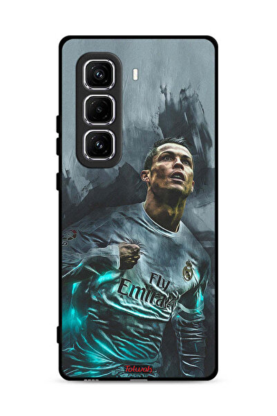Tolwak غطاء حماية لهاتف Infinix Hot 50 Pro 4G برسومات كريستيانو رونالدو