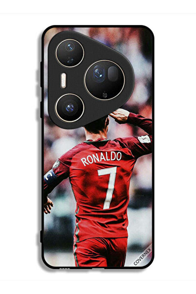 Covernex غطاء حماية فائق لهاتف هواوي بيورا 80 بتصميم تحية رونالدو للجمهور
