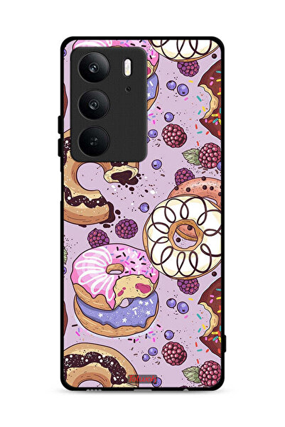 Tolwak غطاء حماية لهاتف Realme C75 4G برسومات دونات فنية