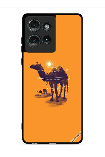 Covernex غطاء حماية لهاتف موتورولا إيدج 50 برسومات جمالية وفن الشمس