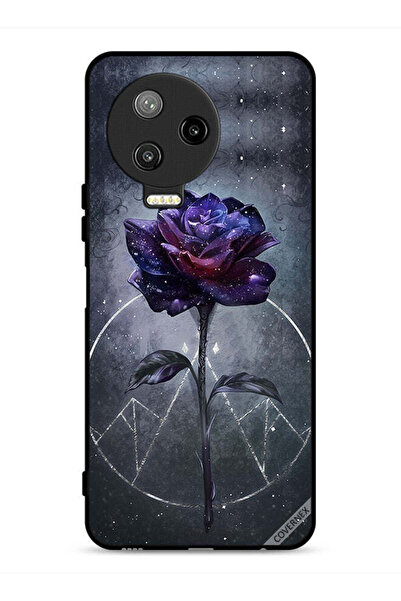 Covernex غطاء حماية لهاتف Infinix Note 12 Pro 4G بخلفية زهور داكنة