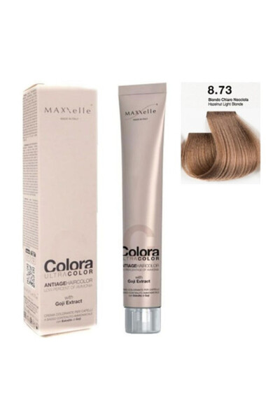 Maxxelle Blond Deschis Aluna 8.73 Vopsea Colora cu extract de Goji 100 ML